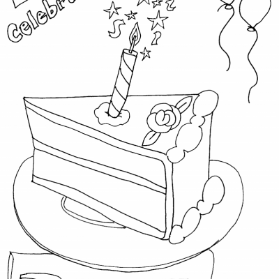 Birthday Cake, Ice cream cone and cupcake Handouts