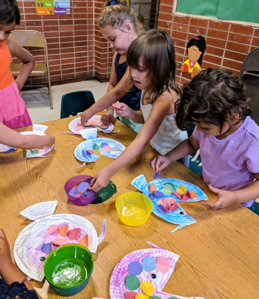 Rainbow Fish Plate Collage | Art Sphere Inc.