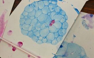 Bubble Art – Paint, Water, & Soap