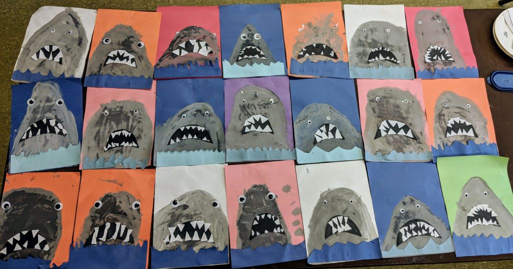 Creating Gray - Painted Shark Portraits | Art Sphere Inc.