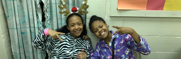 Community Members Celebrating Christmas at Dendy Recreation Center!