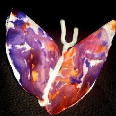 Learn How to Make Butterflies Out of Art Materials