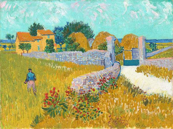 Vincent van Gogh Farmhouse in Provence, 1888