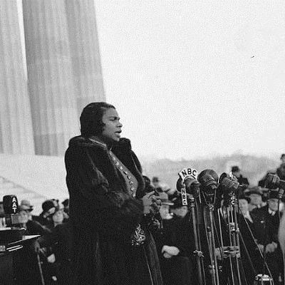 Marian Anderson, a Famous African American Singer, and Performer