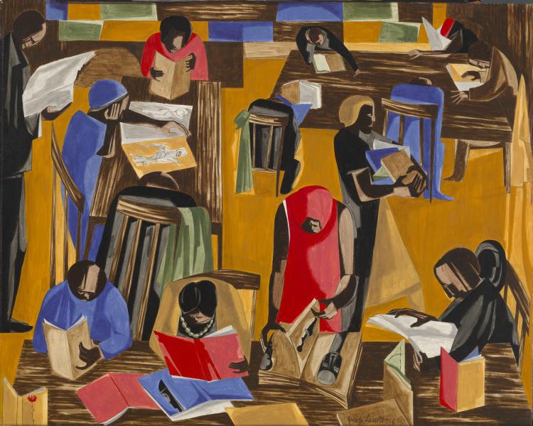 Painting by Jacob Lawrence