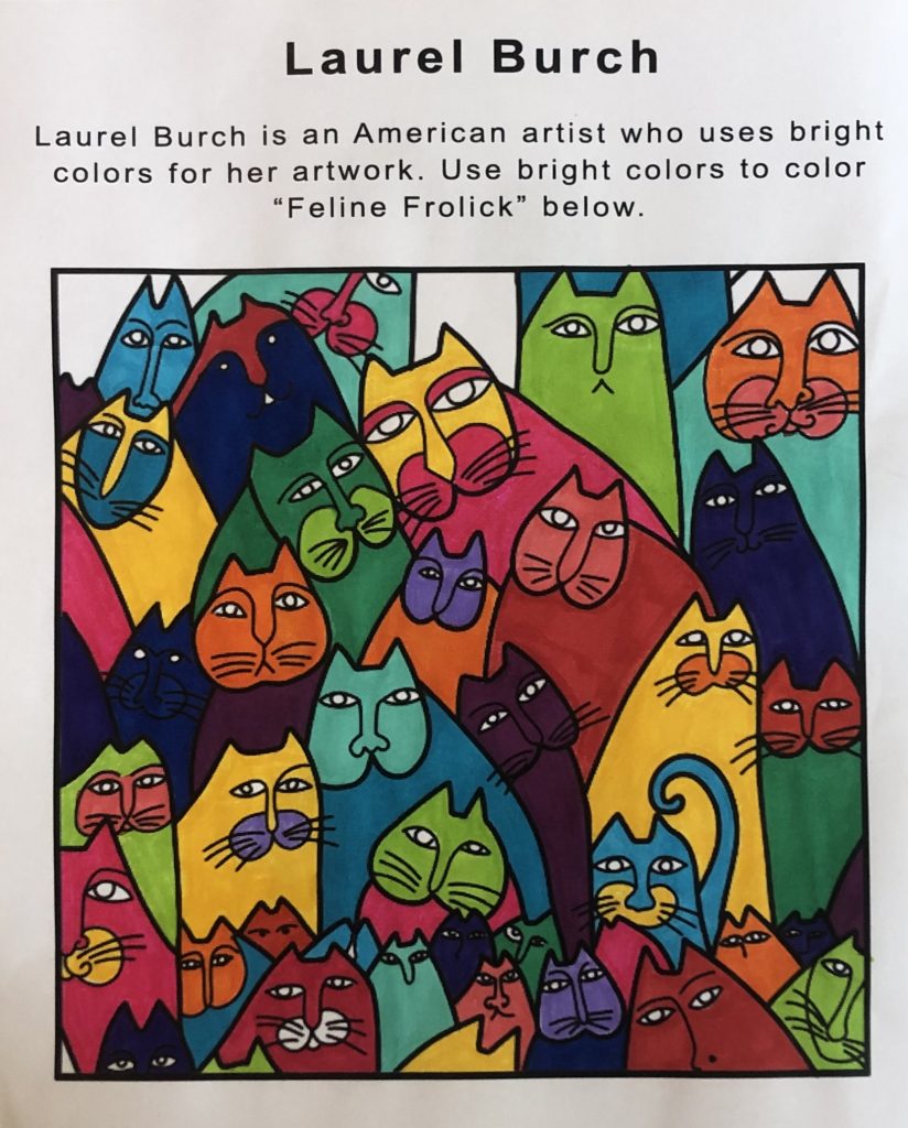 Recreation of Laurel Burch Artwork