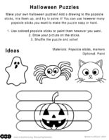 More Halloween Craft Handouts | Art Sphere Inc.