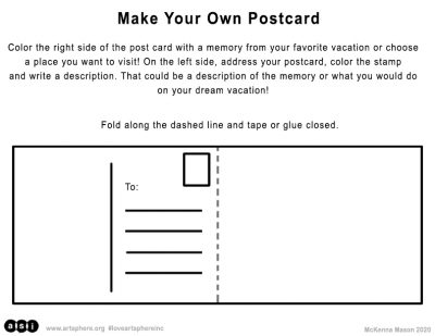 Free Lesson Plan: Postcard Project