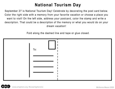 National Tourism Day Handout