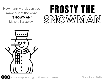 Frosty The Snowman Handout