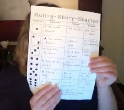 Roll-A-Story with Handout