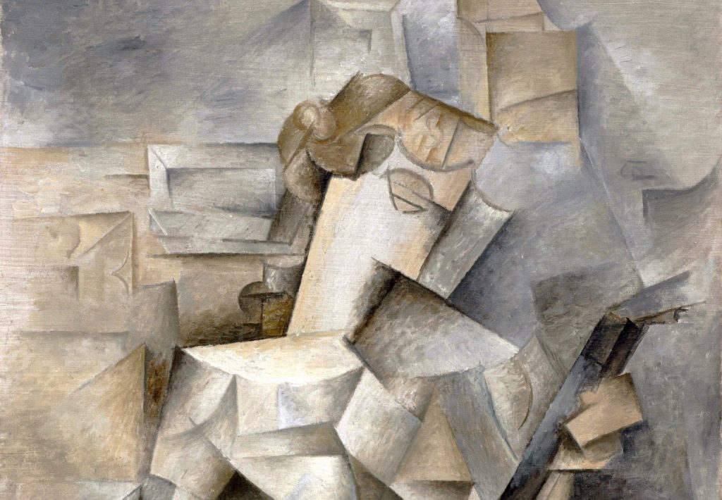 Blonde Girl with a Mandolin by Pablo Picasso - wide 3