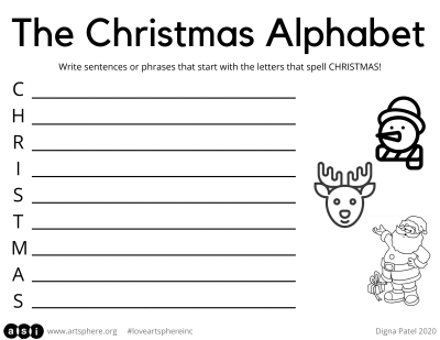 The Christmas Alphabet Handout