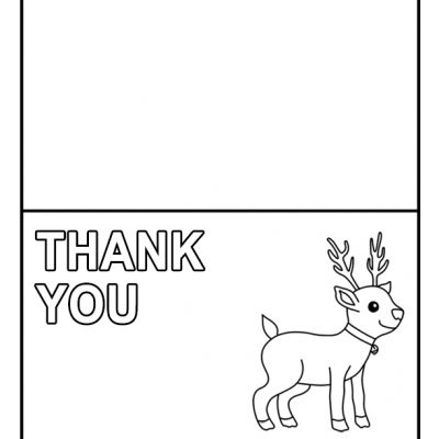 Holiday Thank You Card Handouts