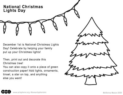 National Christmas Lights Day Handout
