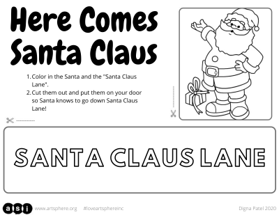 Here Comes Santa Claus Handout