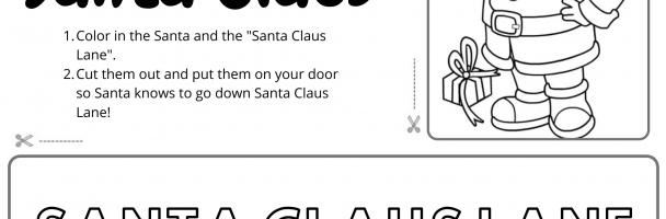 Here Comes Santa Claus Handout