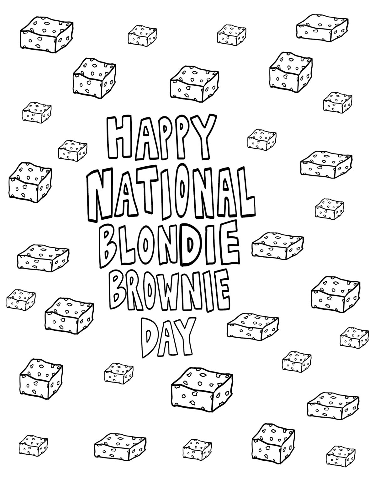 Happy National Blonde Brownie Day! Art Sphere Inc.