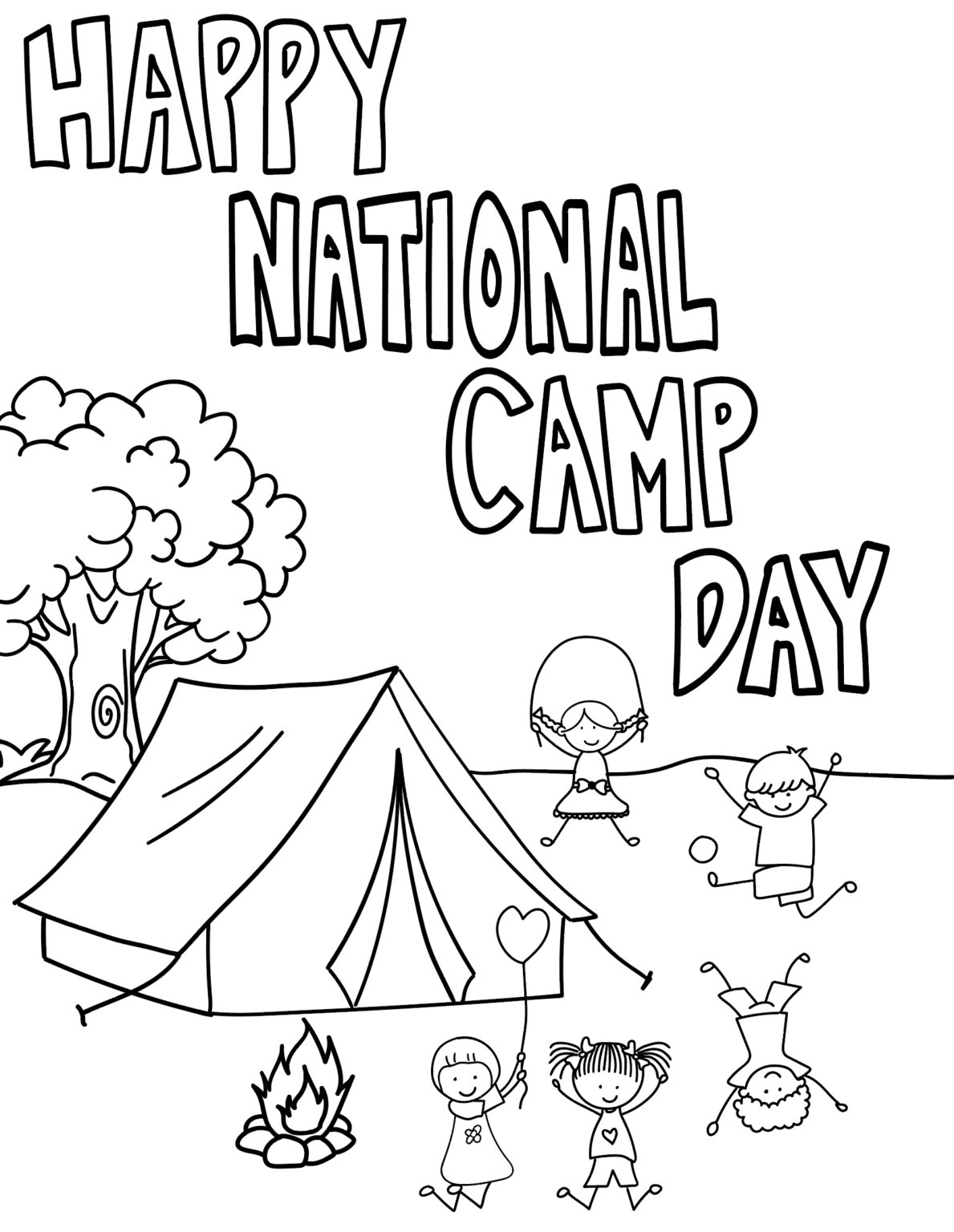 National Camp Day | Art Sphere Inc.