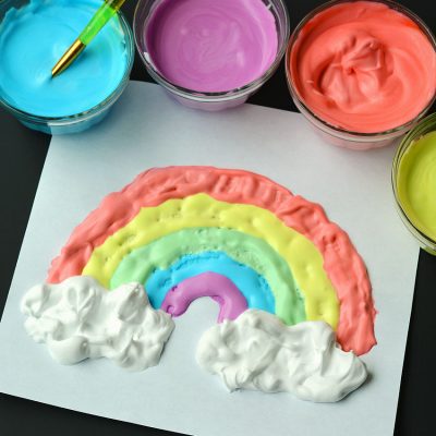 The BEST DIY Puffy Paint Recipe (Dries SUPER Puffy!) 