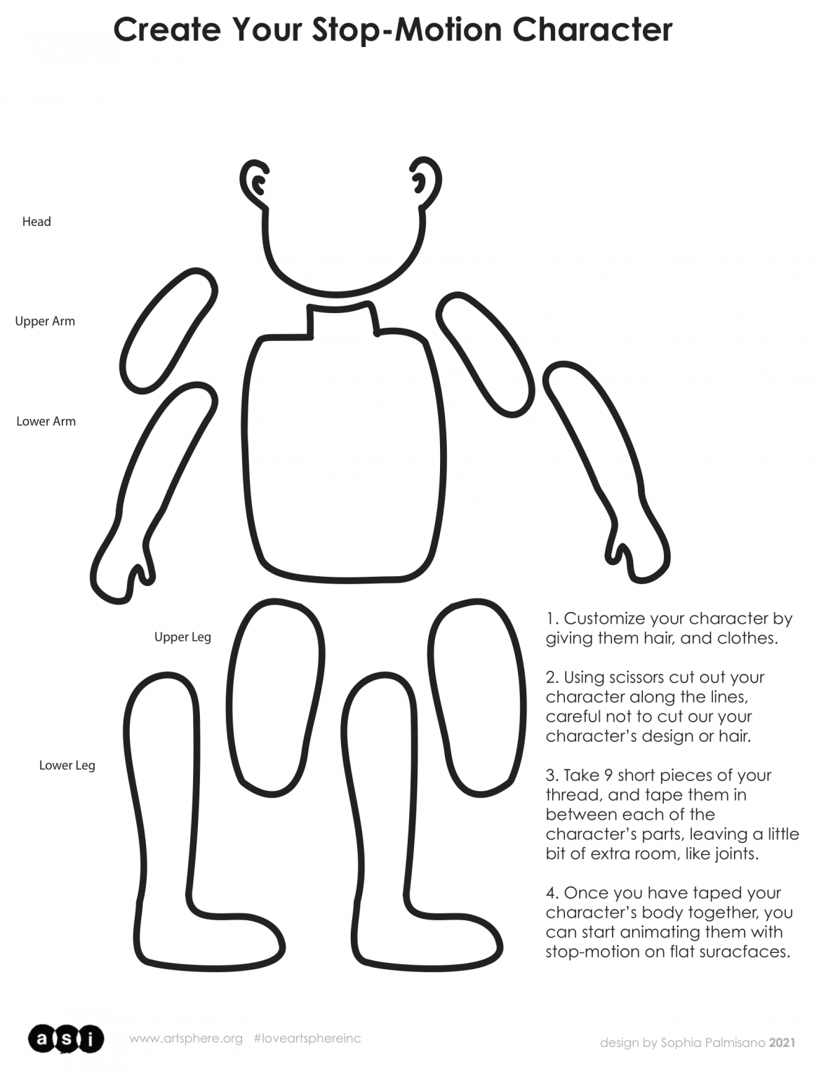 Create Your Own Stop Motion Character – Art Sphere Inc.