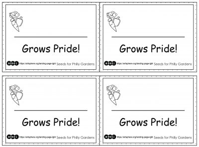 Grows Pride Garden Signs
