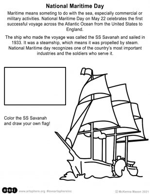 National Maritime Day Handout