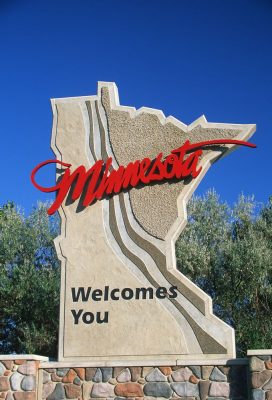 Welcome to Minnesota Sign