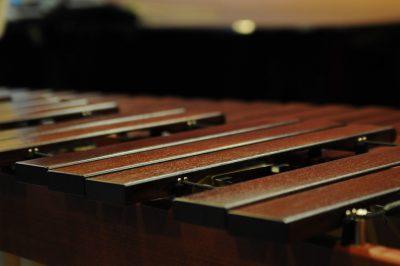 Close-Up of a Marimba