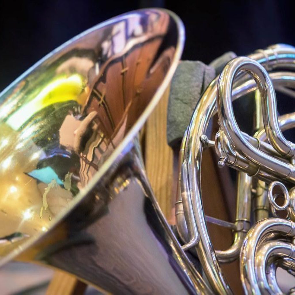 Close Up of a French Horn