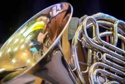 Close Up of a French Horn