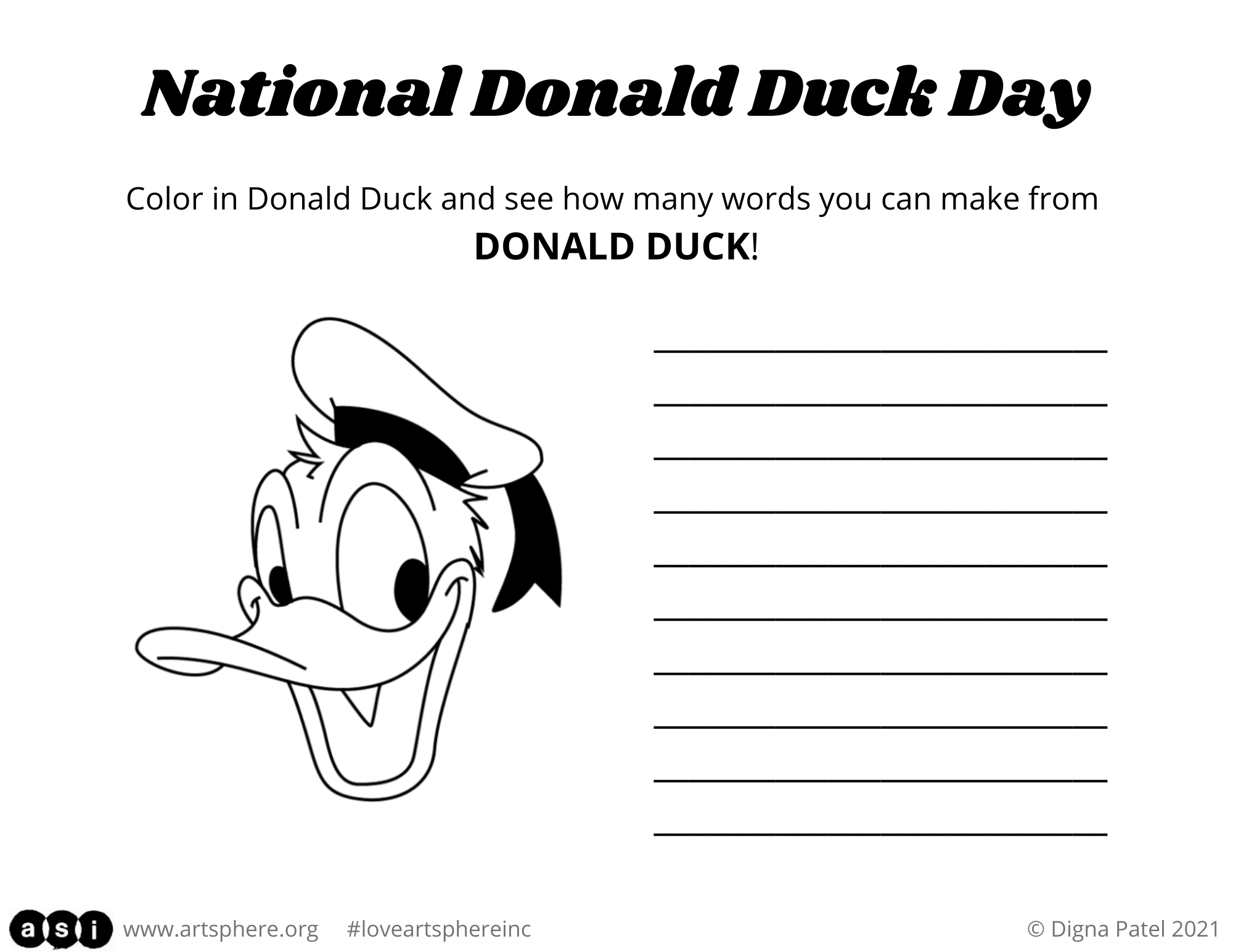 Donald deals duck day