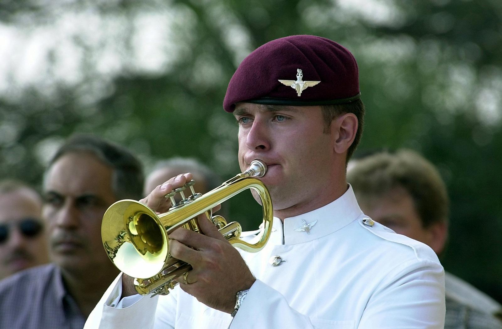 Cornet being played