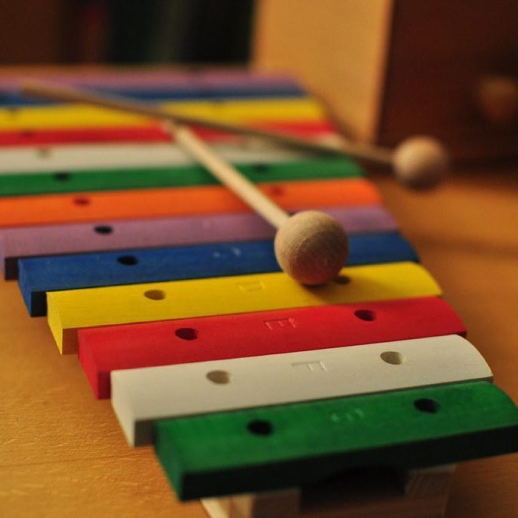 Rainbow Xylophone and mallets