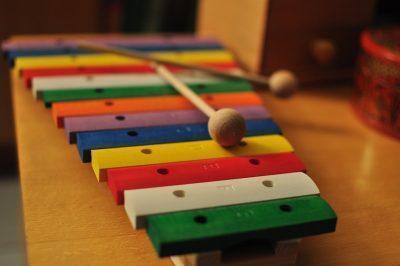 Rainbow Xylophone and mallets