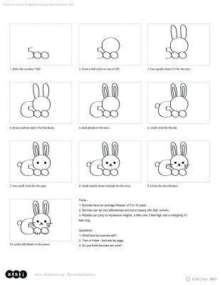 How To Draw A Cute Rabbit