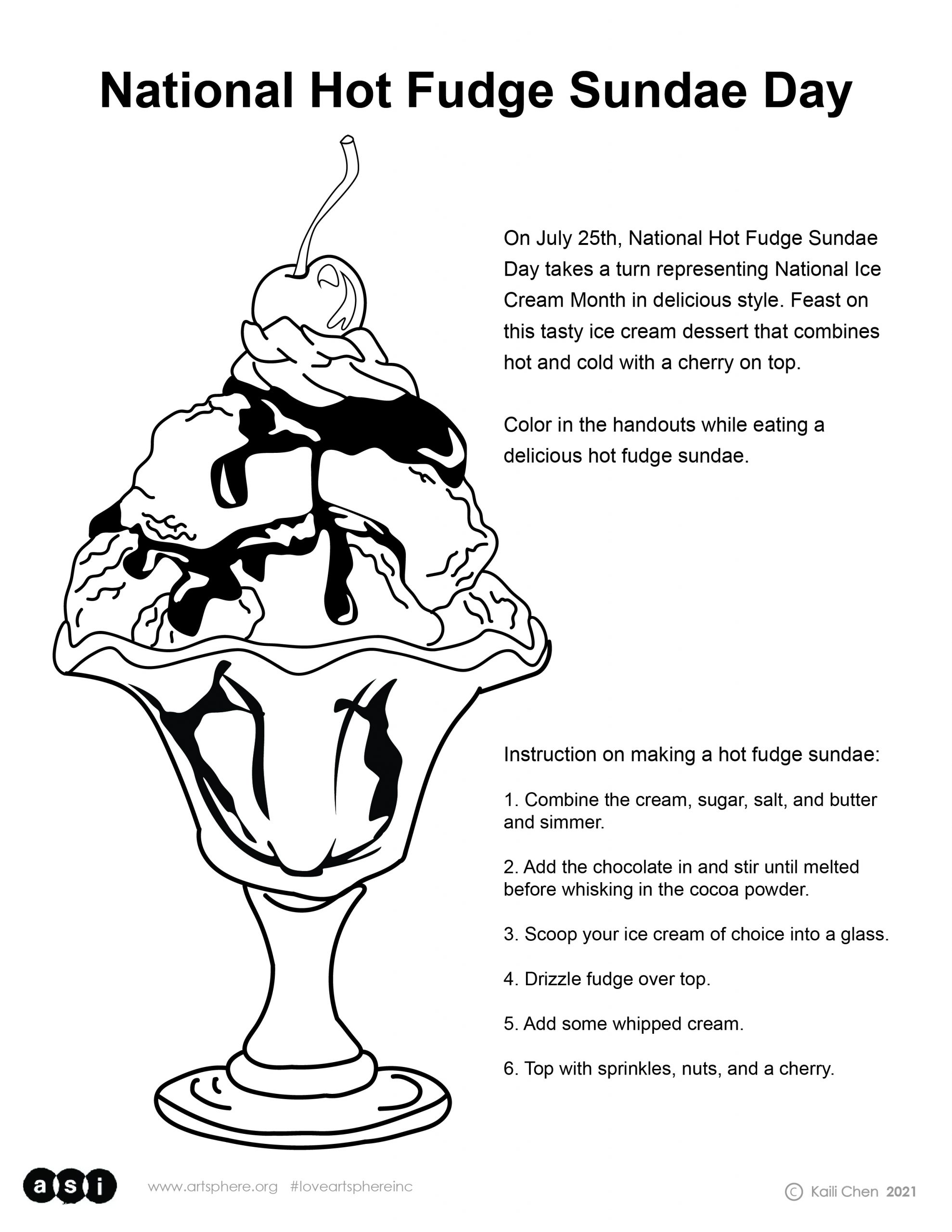 National Hot Fudge Sundae Art Sphere Inc.