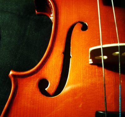 Close-Up of a Violin