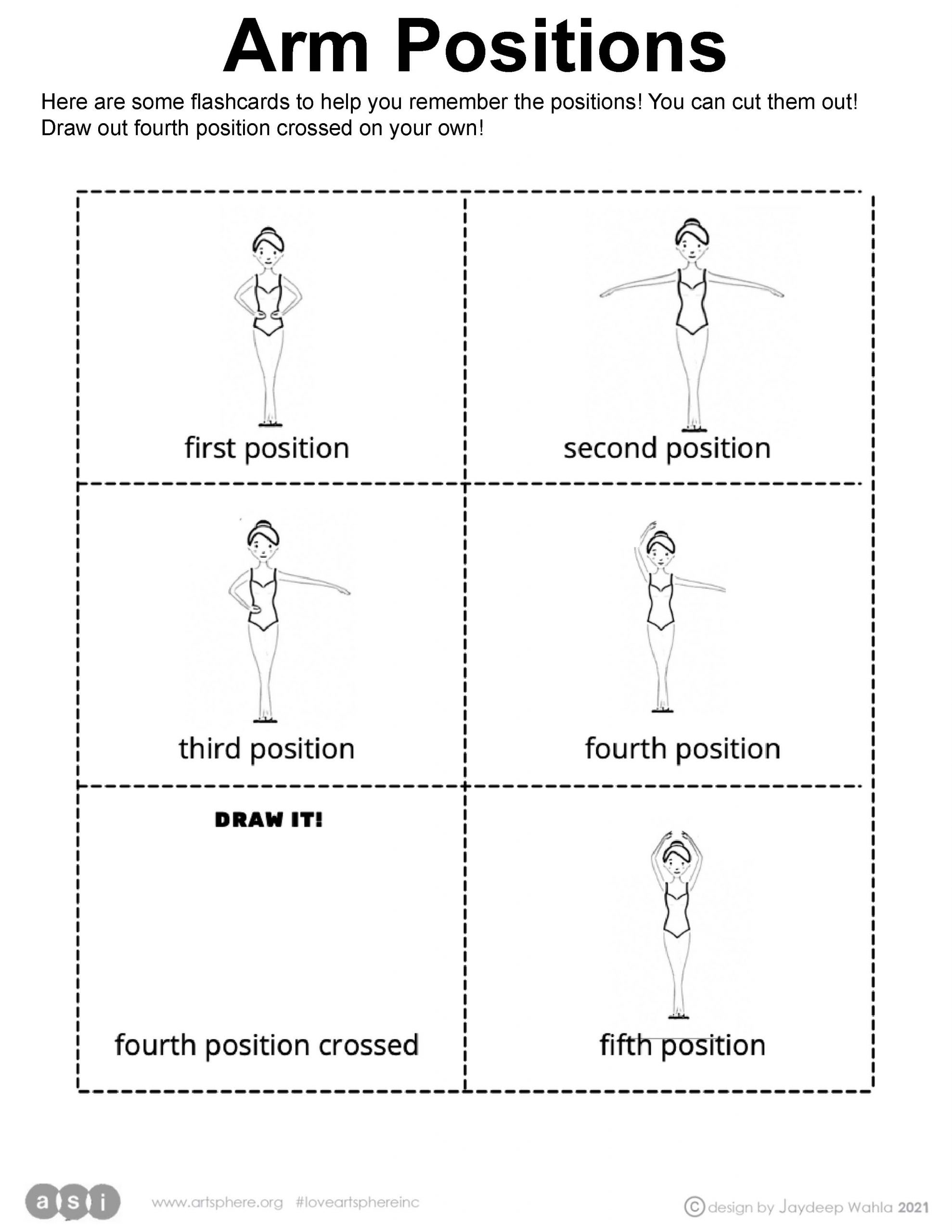 Arm Positions Handout Art Sphere Inc.