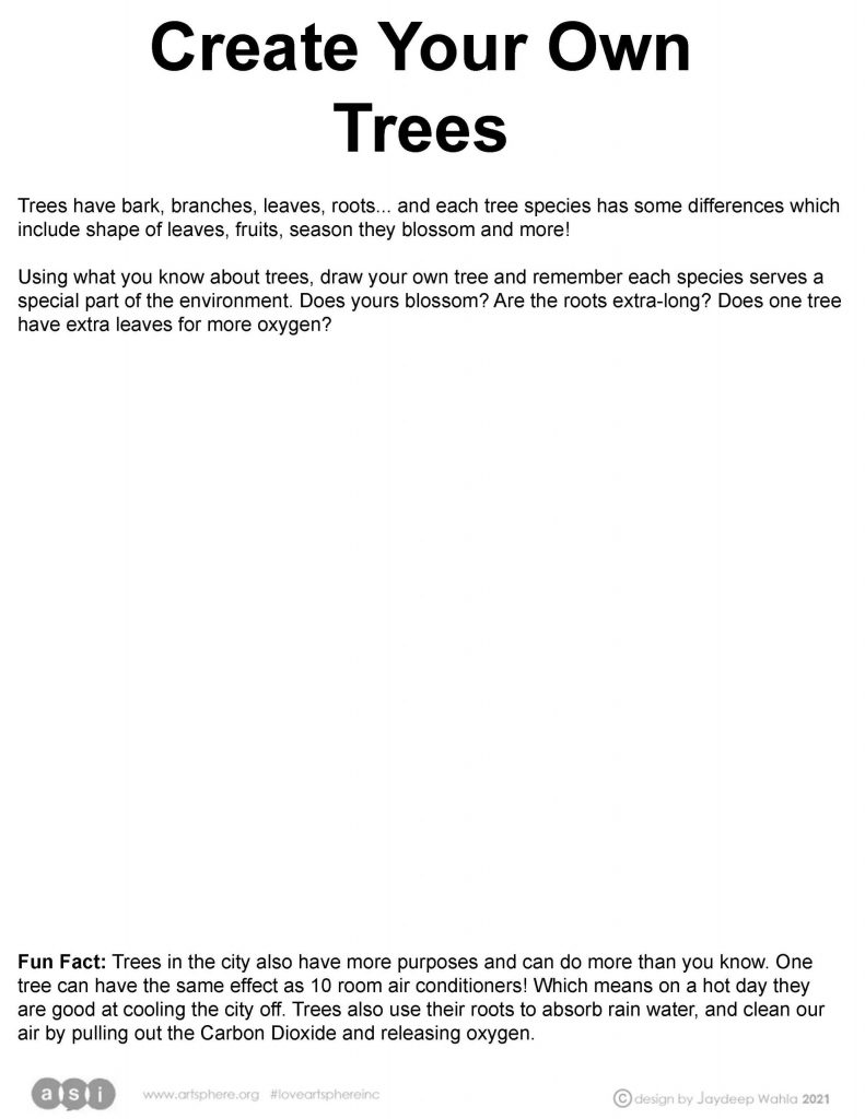Create Your Own Trees Handout