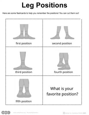 Leg Positions Handout