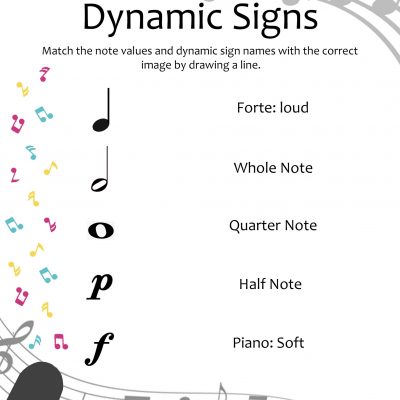 Note Values and Dynamic Signs Handout