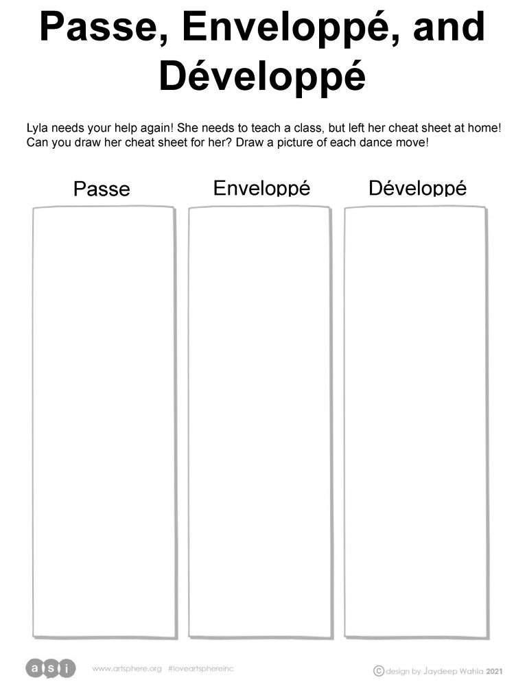 Passe, Enveloppe, and Developpe