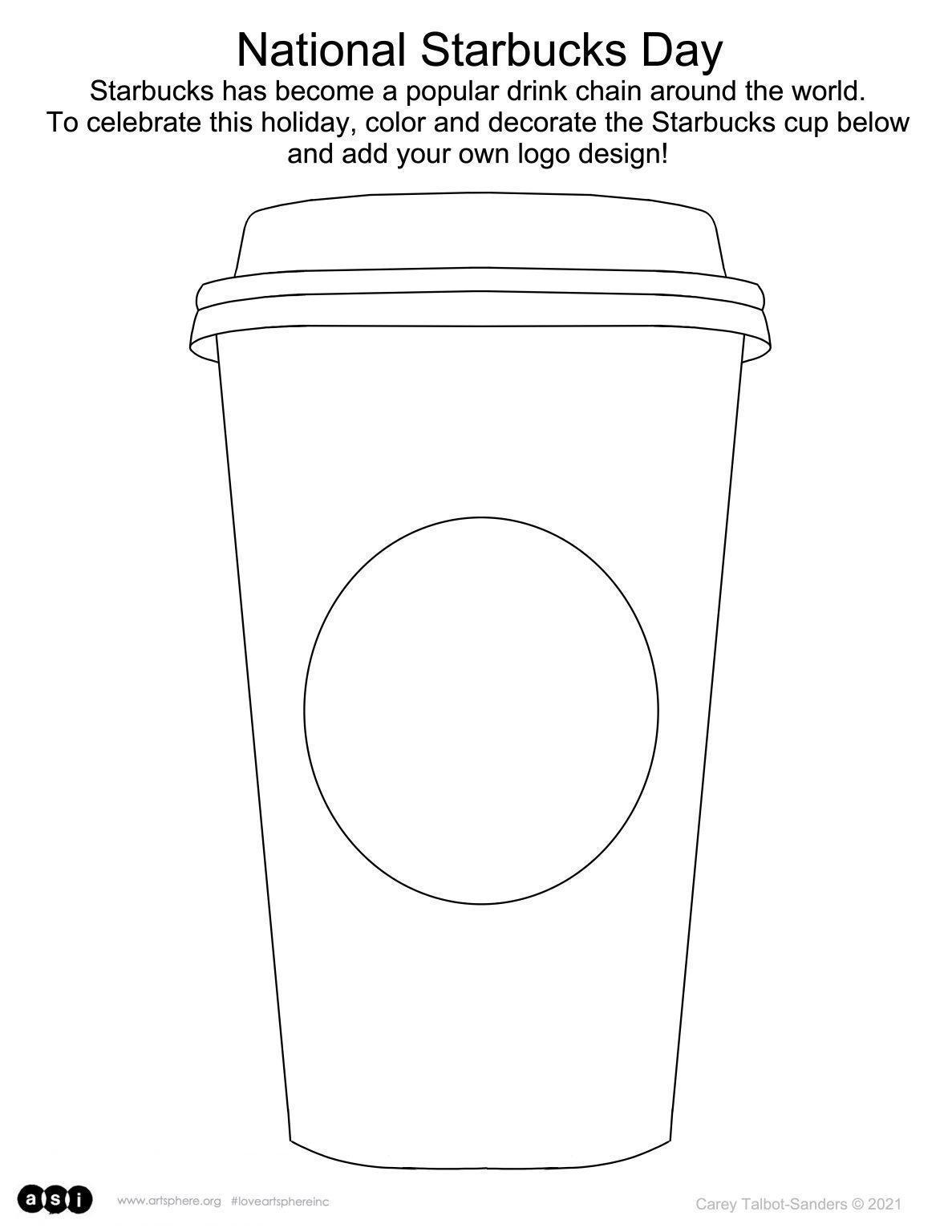 National Starbucks Day Handout Art Sphere Inc.