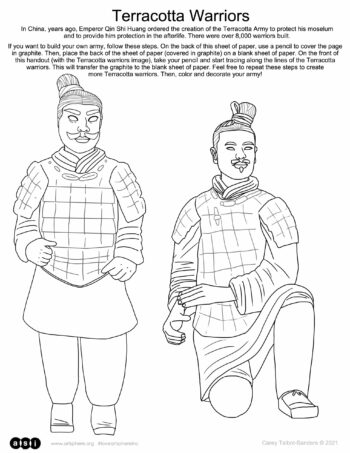 Terracotta Warriors Handout | Art Sphere Inc.