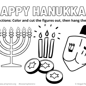 Hanuka Coloring