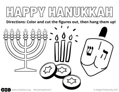 Hanukkah Coloring Activity