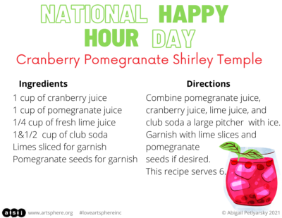 National Happy Hour Day- Try a new drink!