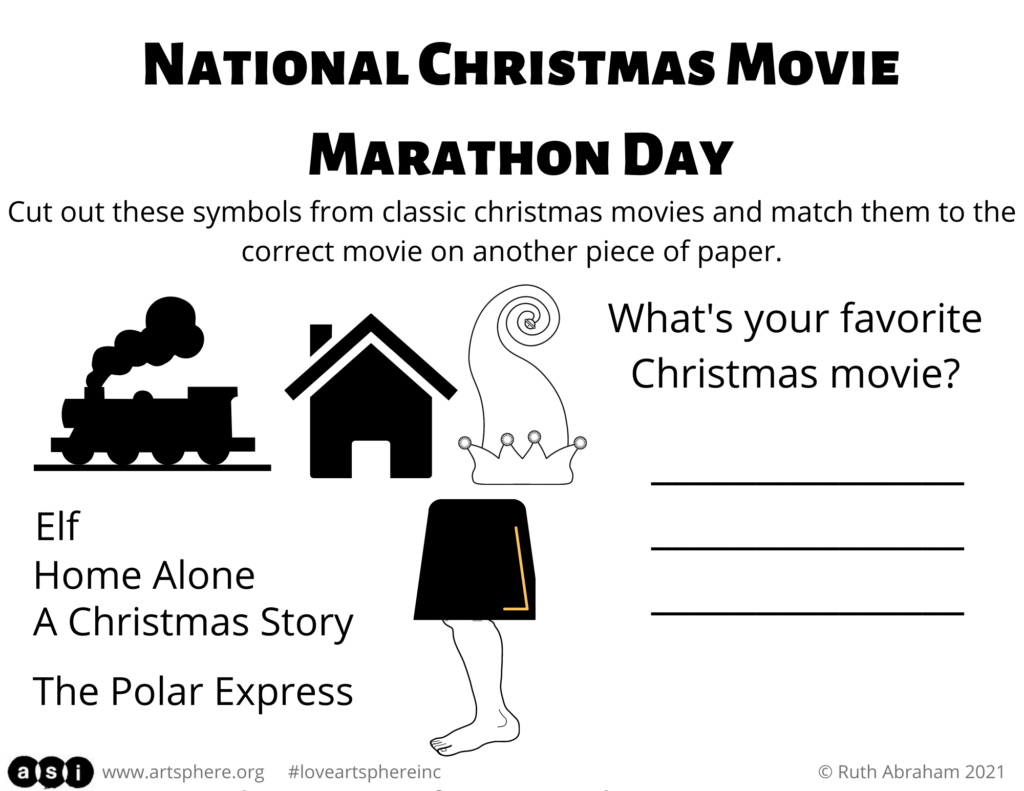 National Christmas Movie Marathon Day Art Sphere Inc.