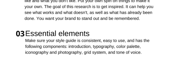 HOW TO MAKE A STYLE GUIDE
